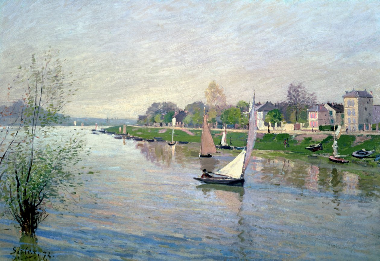 El Sena en Argenteuil, 1872 de Alfred Sisley