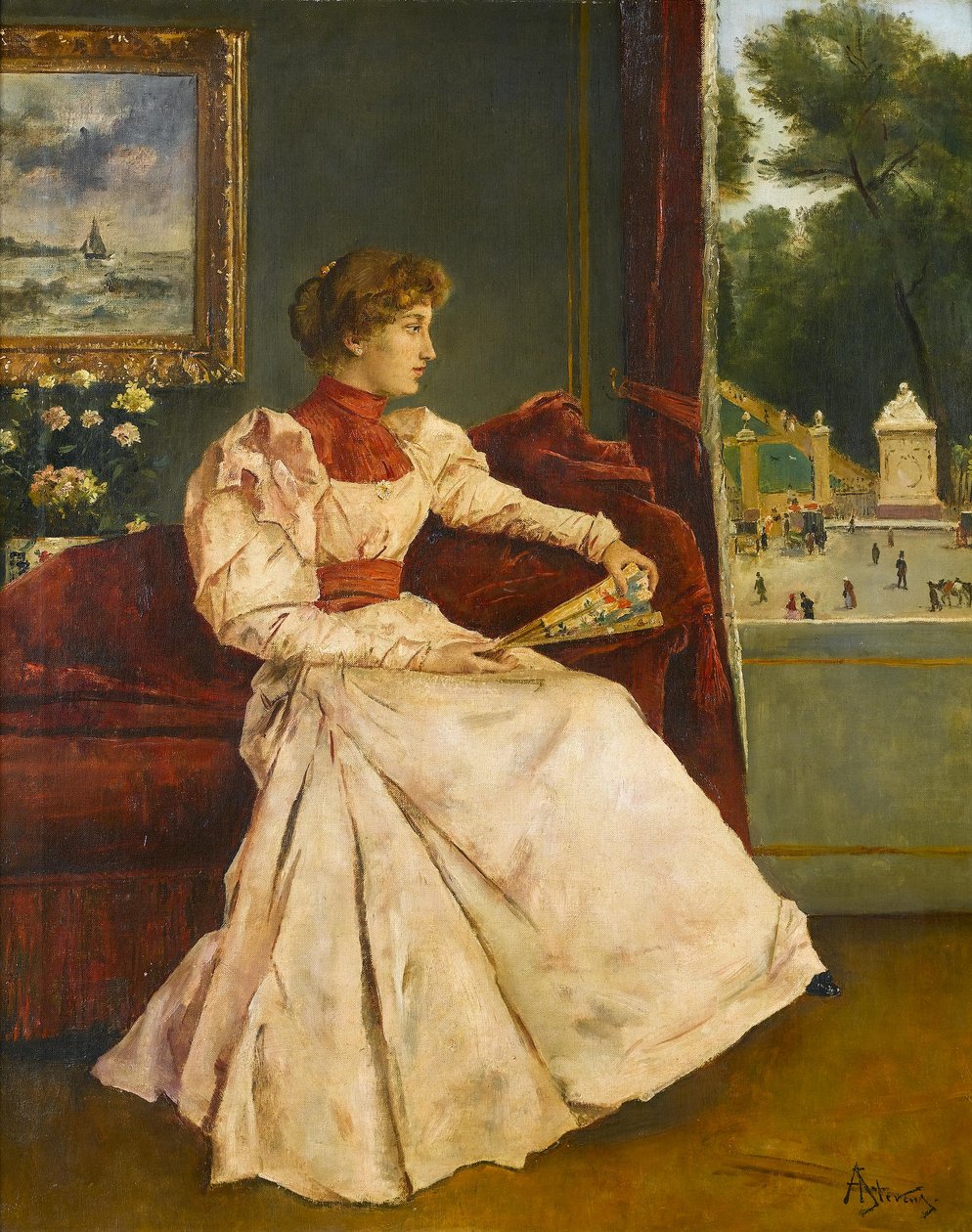 En casa de Alfred Emile Stevens