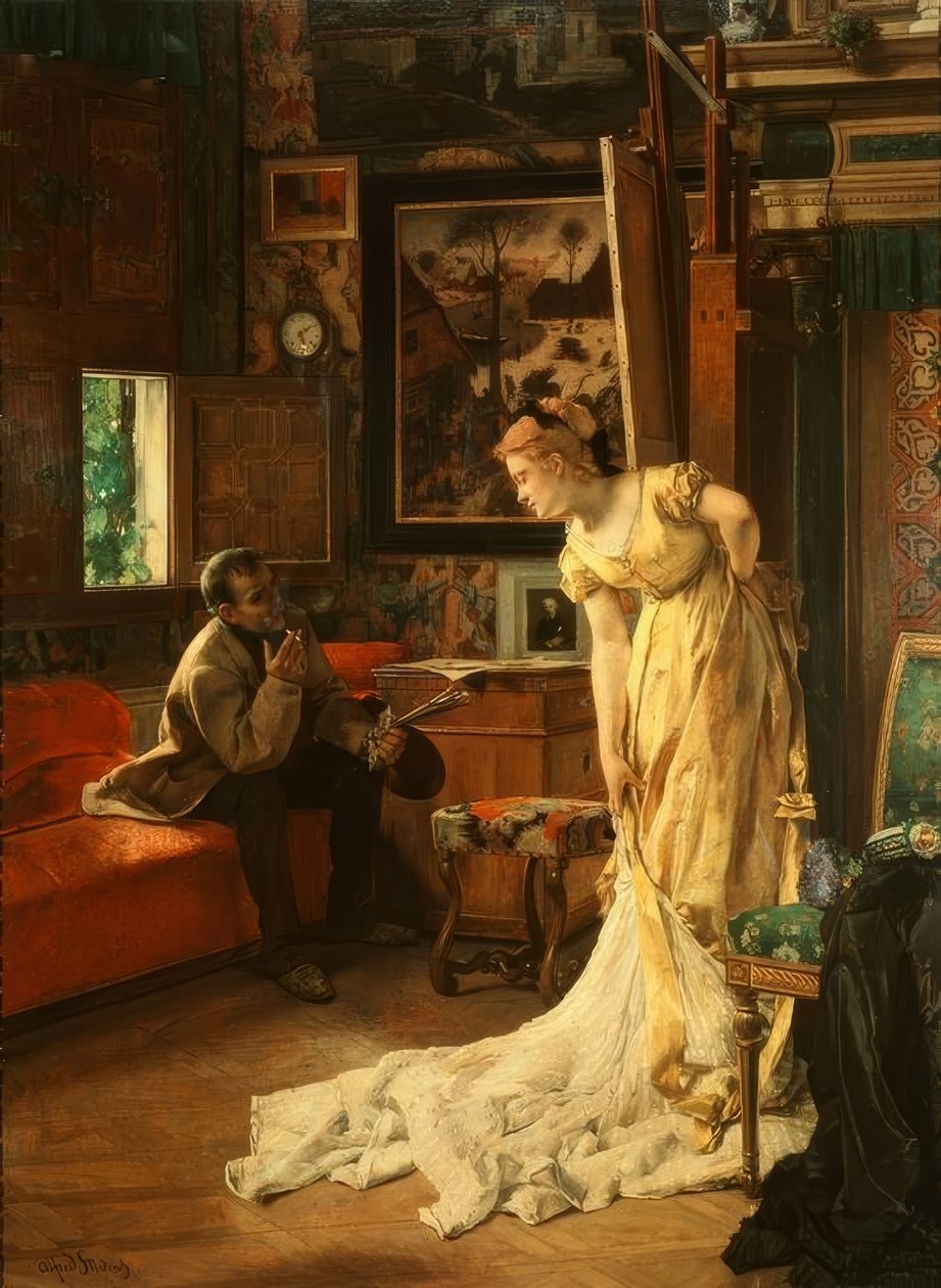 El taller de Alfred Emile Stevens