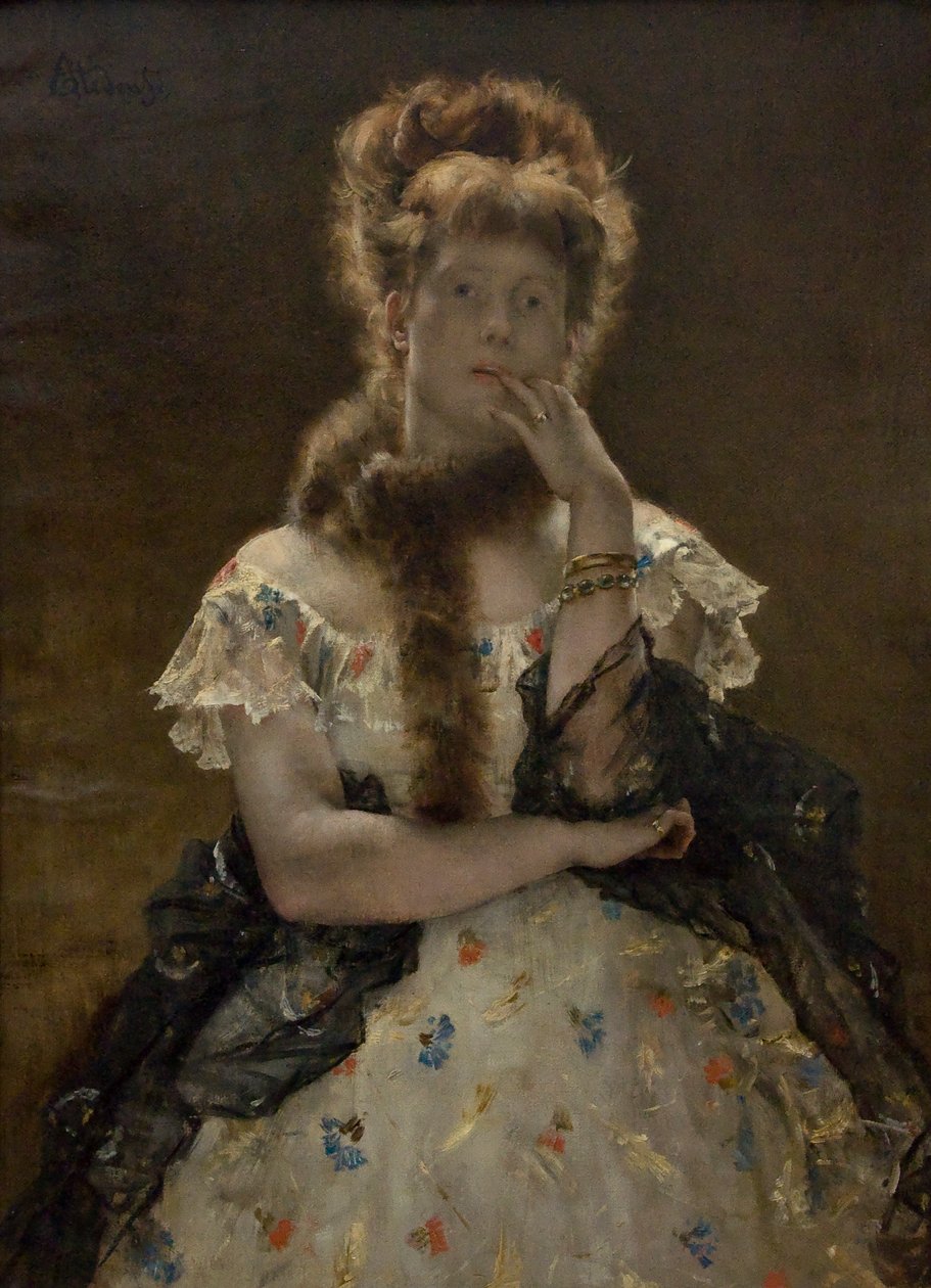 La esfinge de París de Alfred Emile Stevens