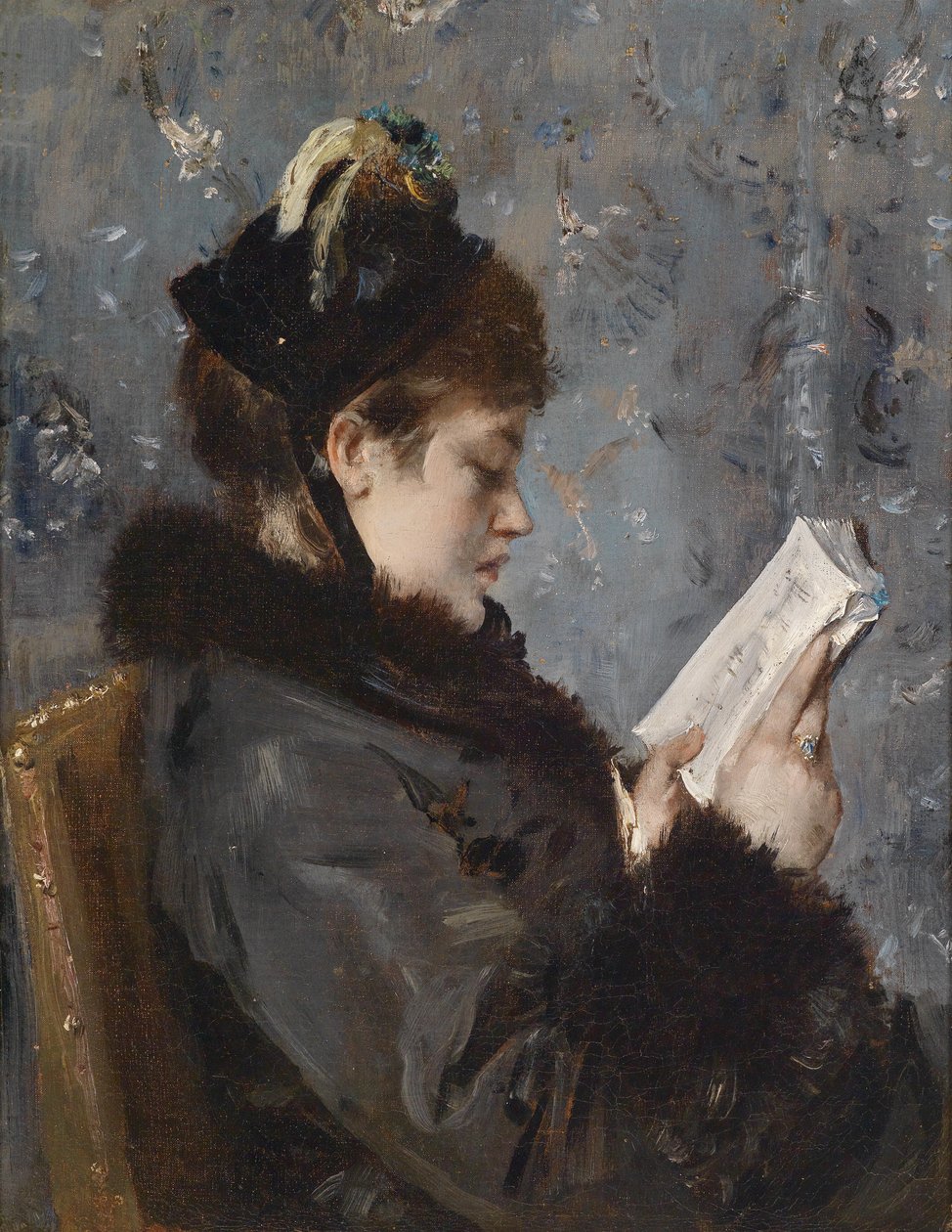 Joven dama leyendo de Alfred Emile Stevens