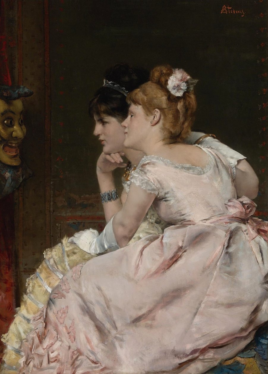 La máscara japonesa de Alfred Emile Stevens