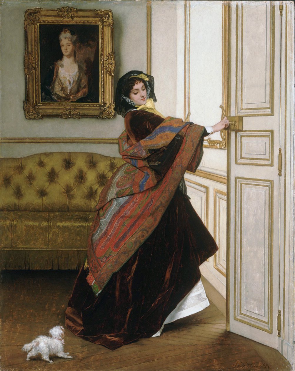 ¿Saldrás conmigo, Fido? de Alfred Emile Stevens