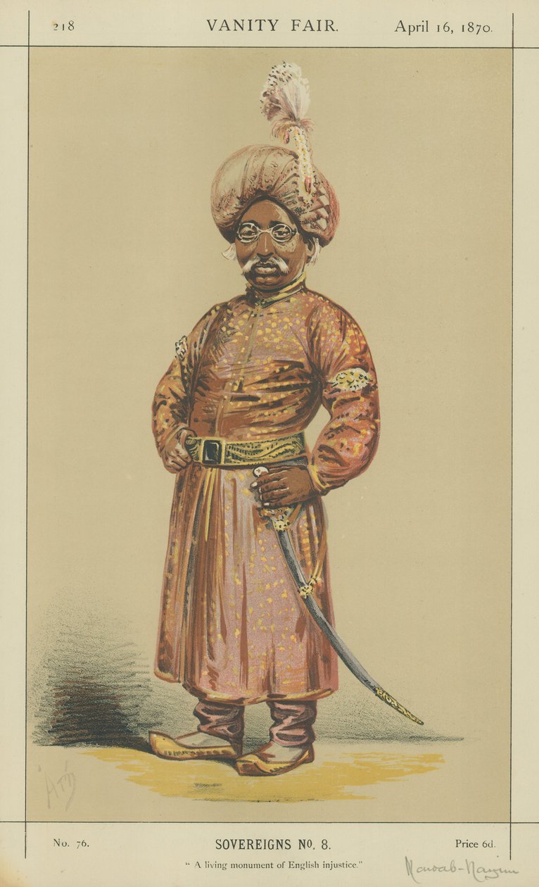 El Nawab Nazim de Bengala, Behar y Orissa de Alfred Thompson