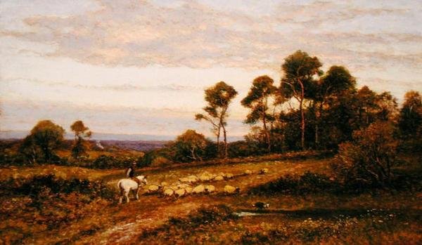 Un pasto en Surrey de Alfred Augustus Glendening