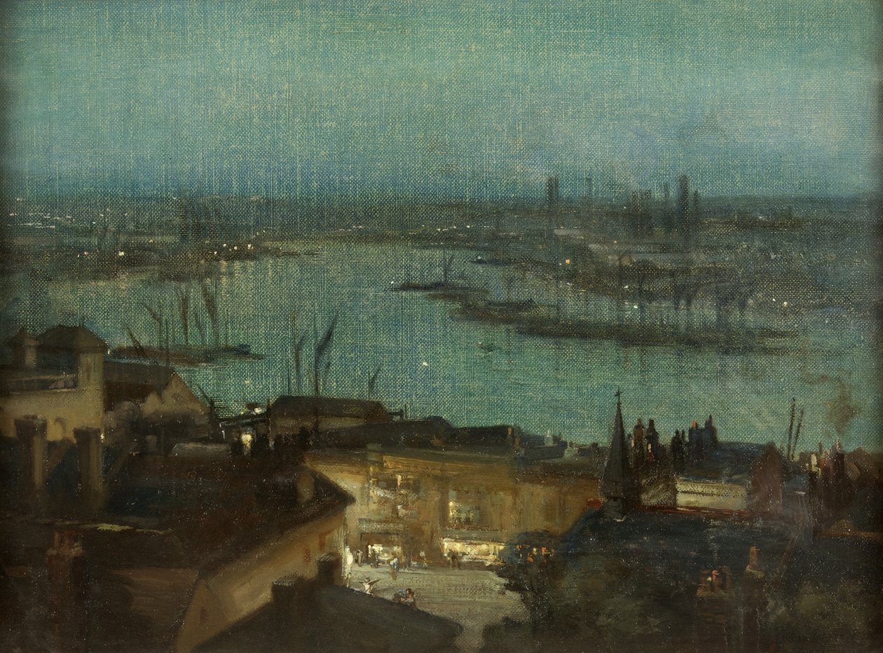 Atardecer, Rochester de Alfred Bentley