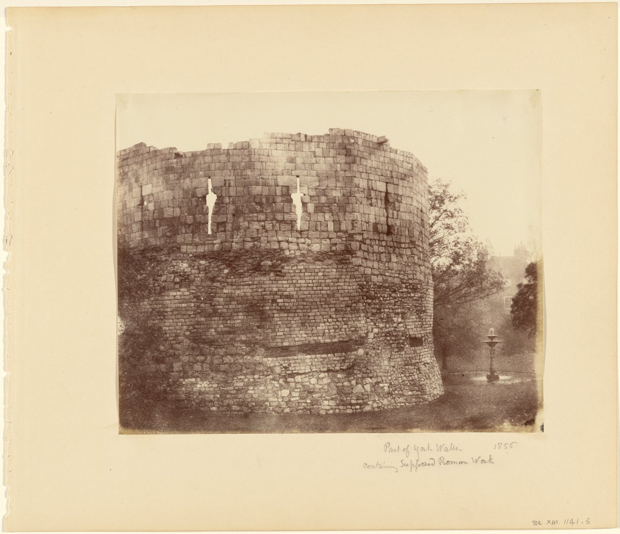 Parte de las murallas de York de Alfred Capel Cure