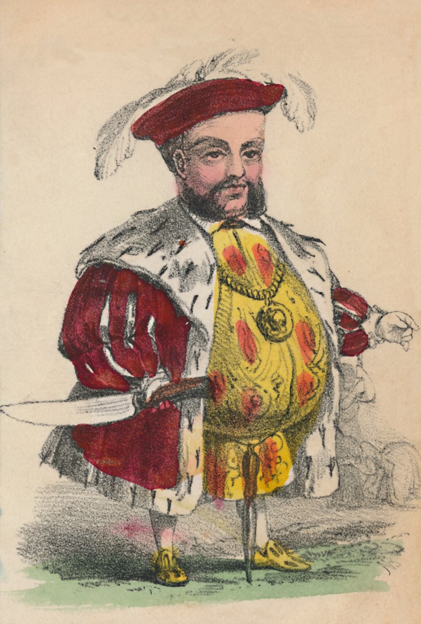 Enrique VIII, 1856 de Alfred Crowquill
