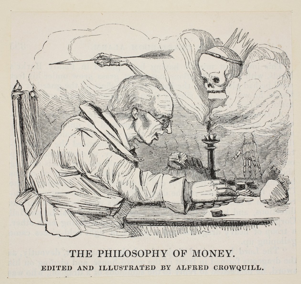 La Filosofía del Dinero, pub. c. 1842 de Alfred Crowquill