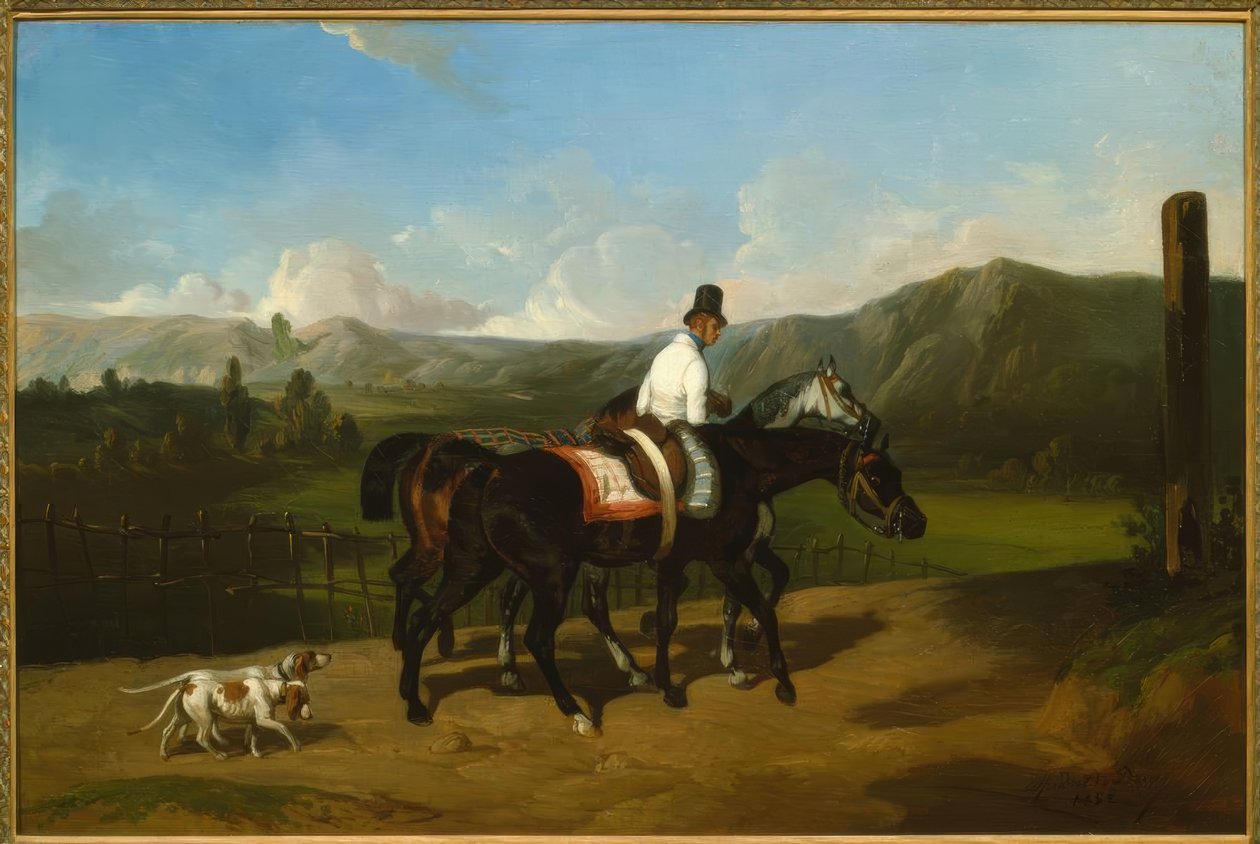 Paseo de los caballos de Alfred Dedreux