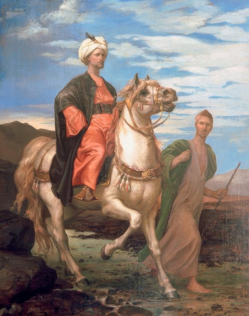 Príncipe oriental a caballo de Alfred Dedreux