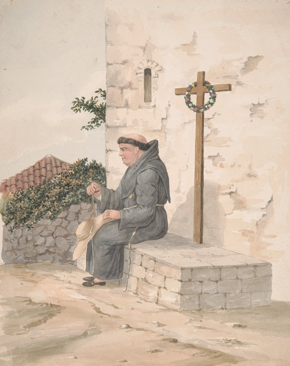 Fraile franciscano de Alfred Diston