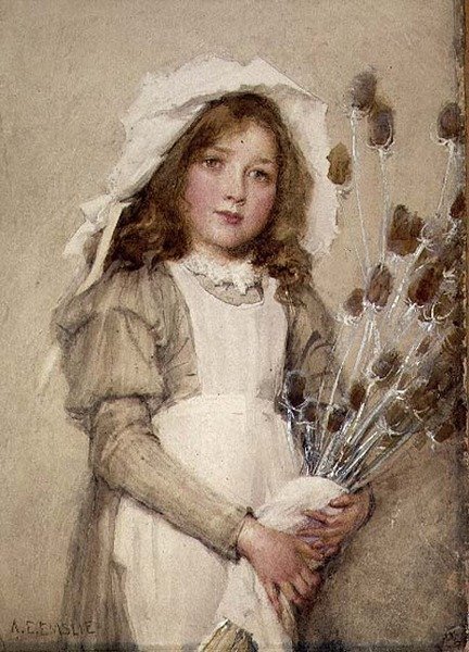 Un Ramo de Cardos de Alfred Edward Emslie