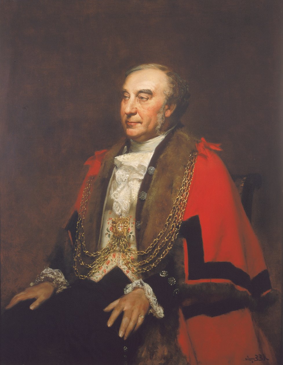 Concejal William Lawrence, Sheriff, c. 1849 de Alfred Edward Emslie