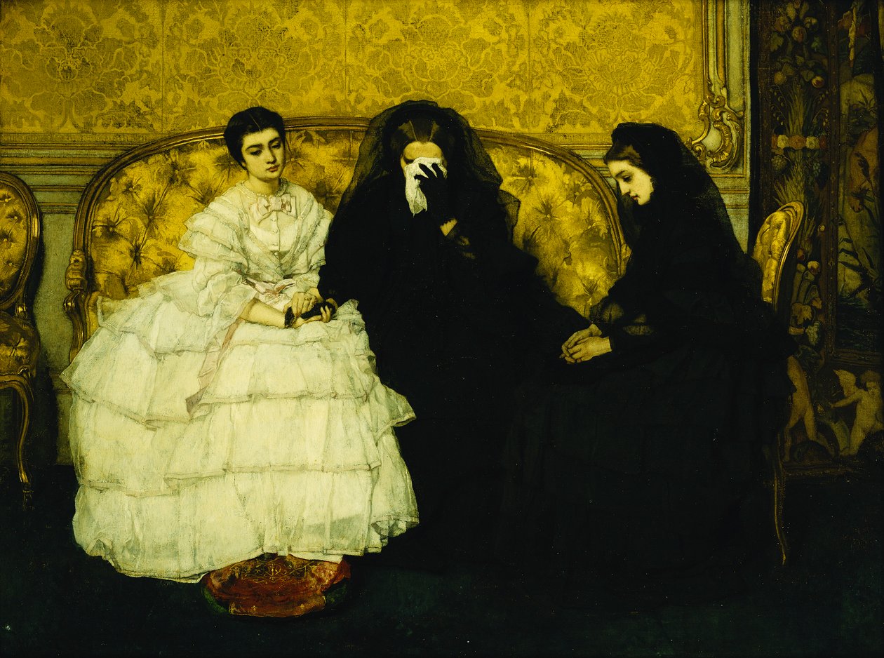 La consolación, 1857 de Alfred Emile Stevens