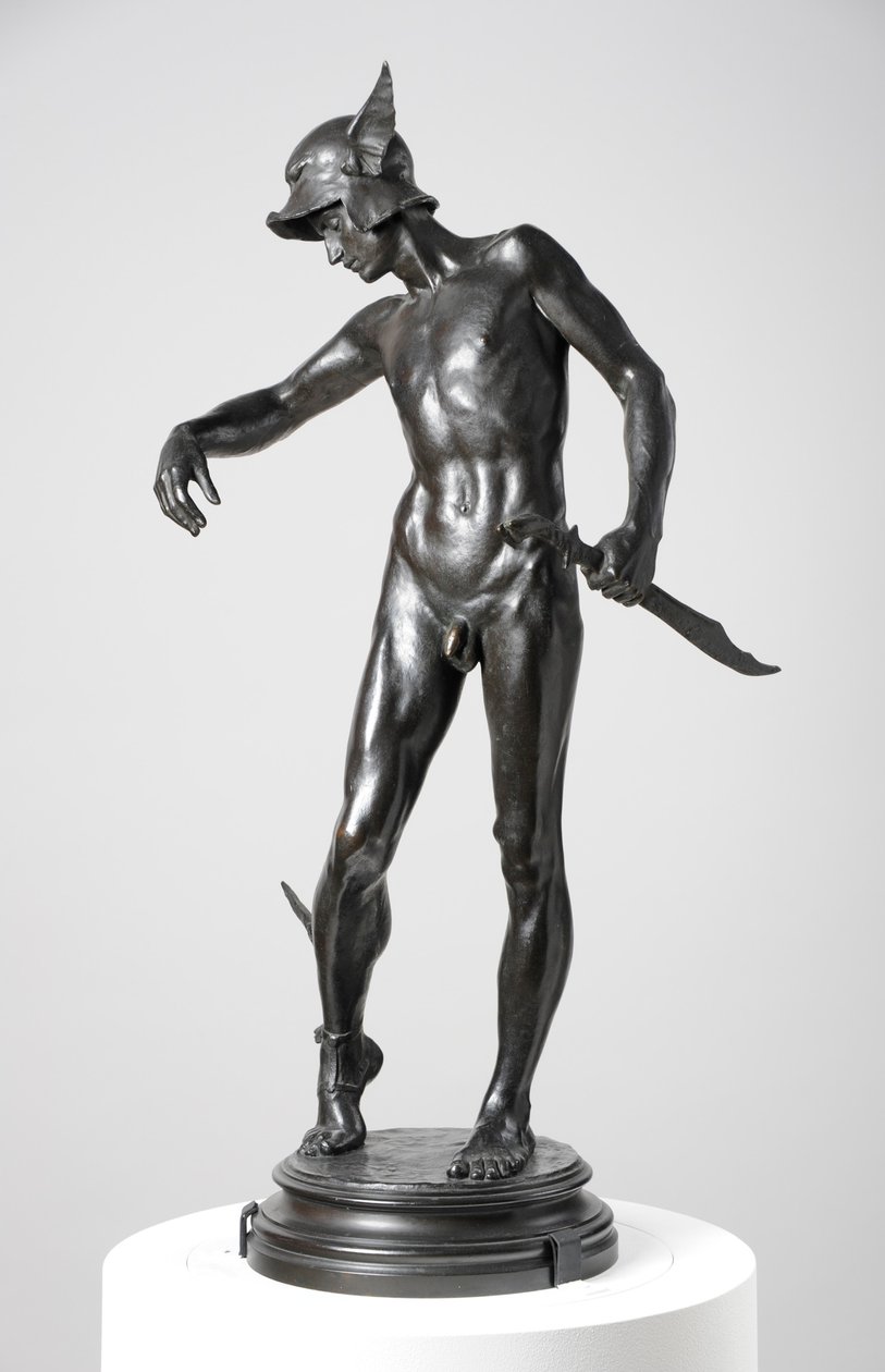 Perseo armándose de Alfred Gilbert