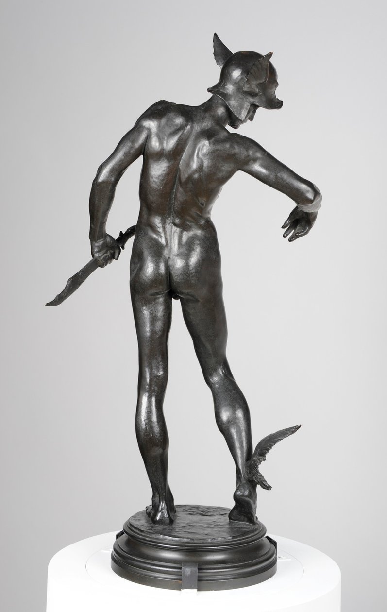 Perseo armándose de Alfred Gilbert