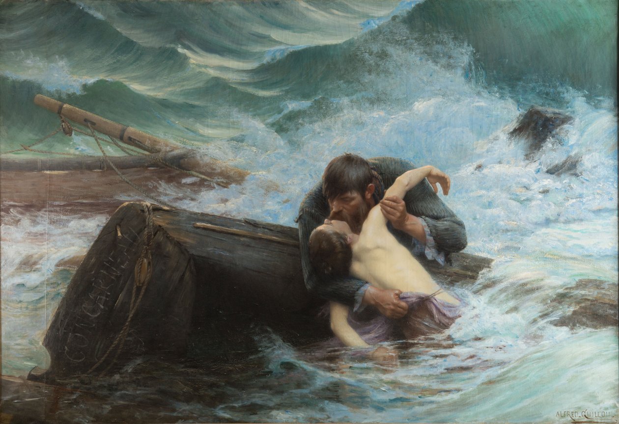 Español: ¡Adiós!  ¡Adieu! de Alfred Guillou