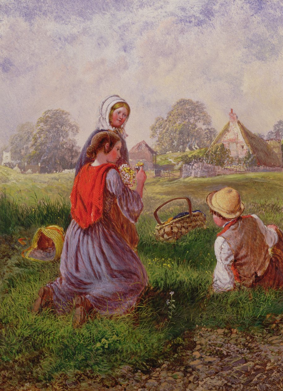 Recogiendo flores de Alfred H. Green
