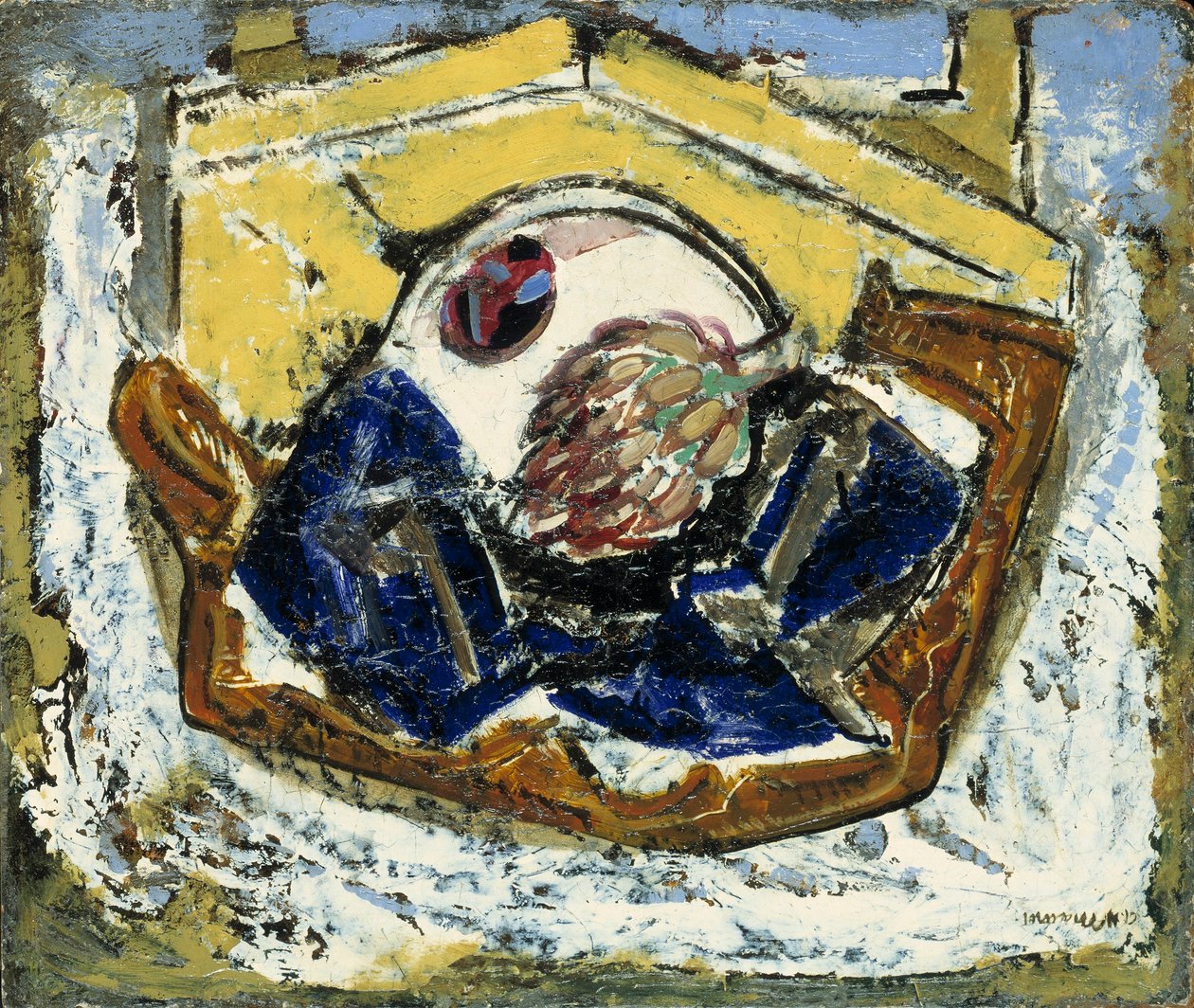 Bodegón con alcachofa, II de Alfred H. Maurer