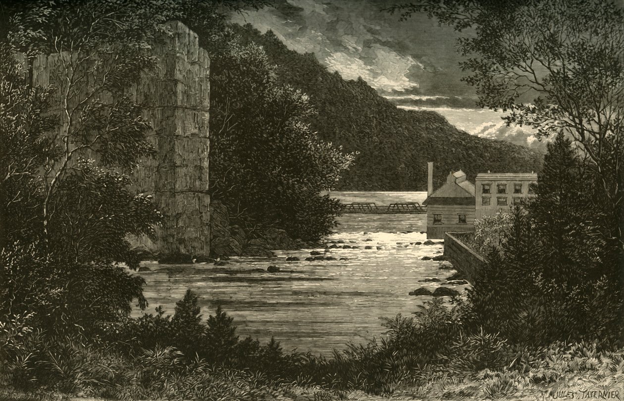 El Passaic Bajo las Cataratas de Alfred Harral