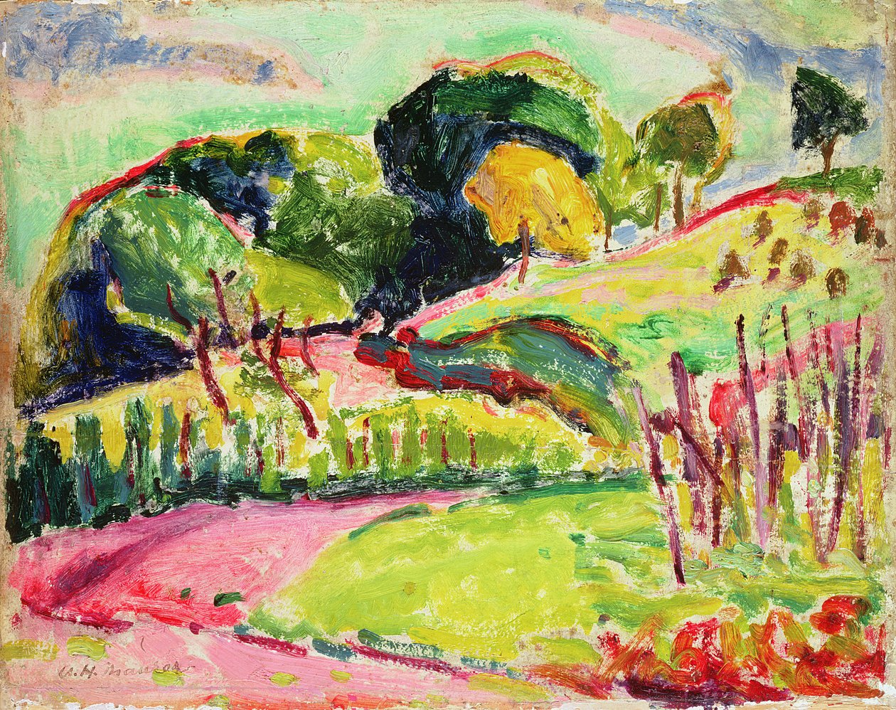 Paisaje con Colinas de Alfred Henry Maurer
