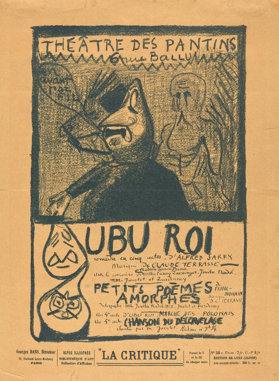Ubu Rey; Pequeños poemas amorfos de Alfred Jarry