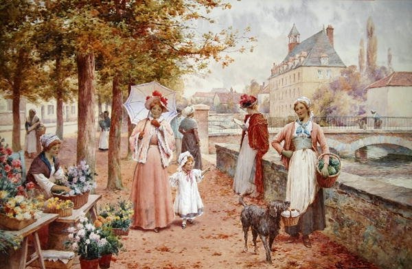 La vendedora de flores de Alfred Jr. Glendening