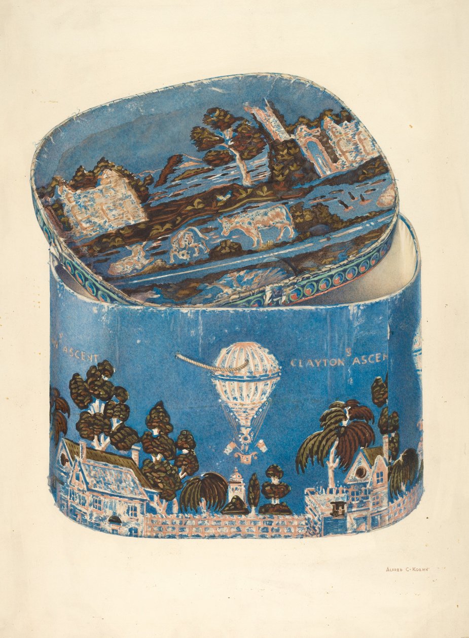 Diseño de Caja de Sombreros de Alfred Koehn