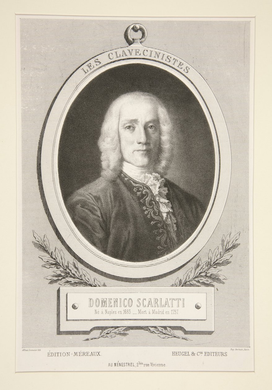 Las clavicordistas: Domenico Scarlatti de Alfred Lemoine