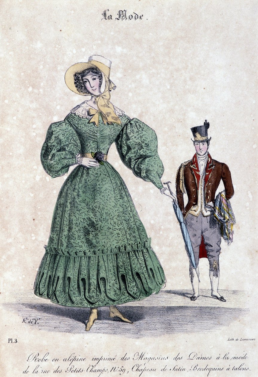 Moda femenina y masculina de Alfred Leon Lemercier