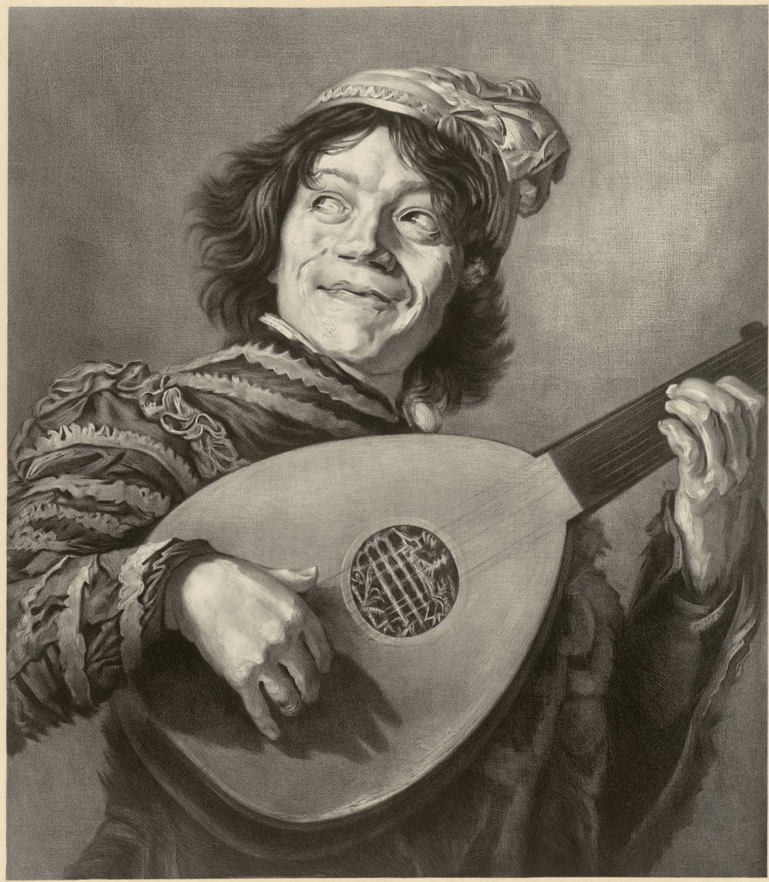 El bufón, según Frans Hals de Alfred Louis Bahuet