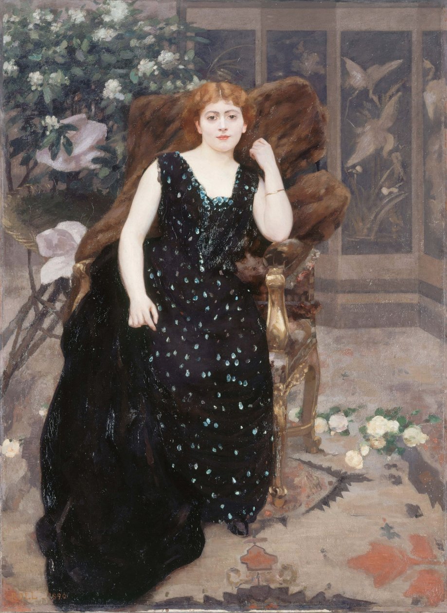 Retrato de Jane Hading de Alfred Roll
