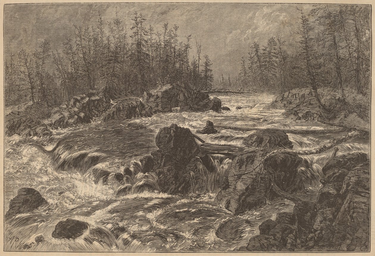 Dalles de St. Louis de Alfred R. Waud