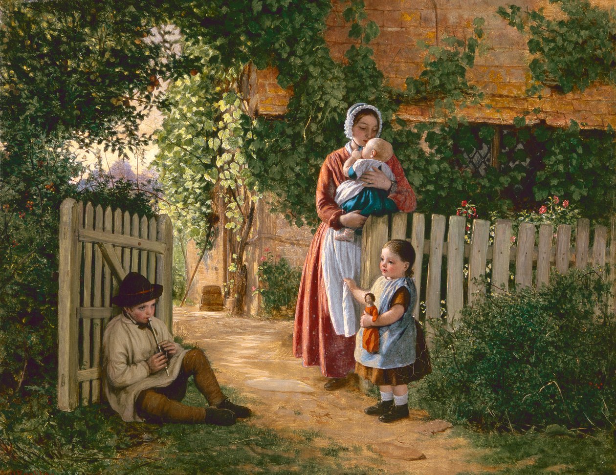 Music Hath Charms (óleo sobre lienzo) de Alfred Rankley