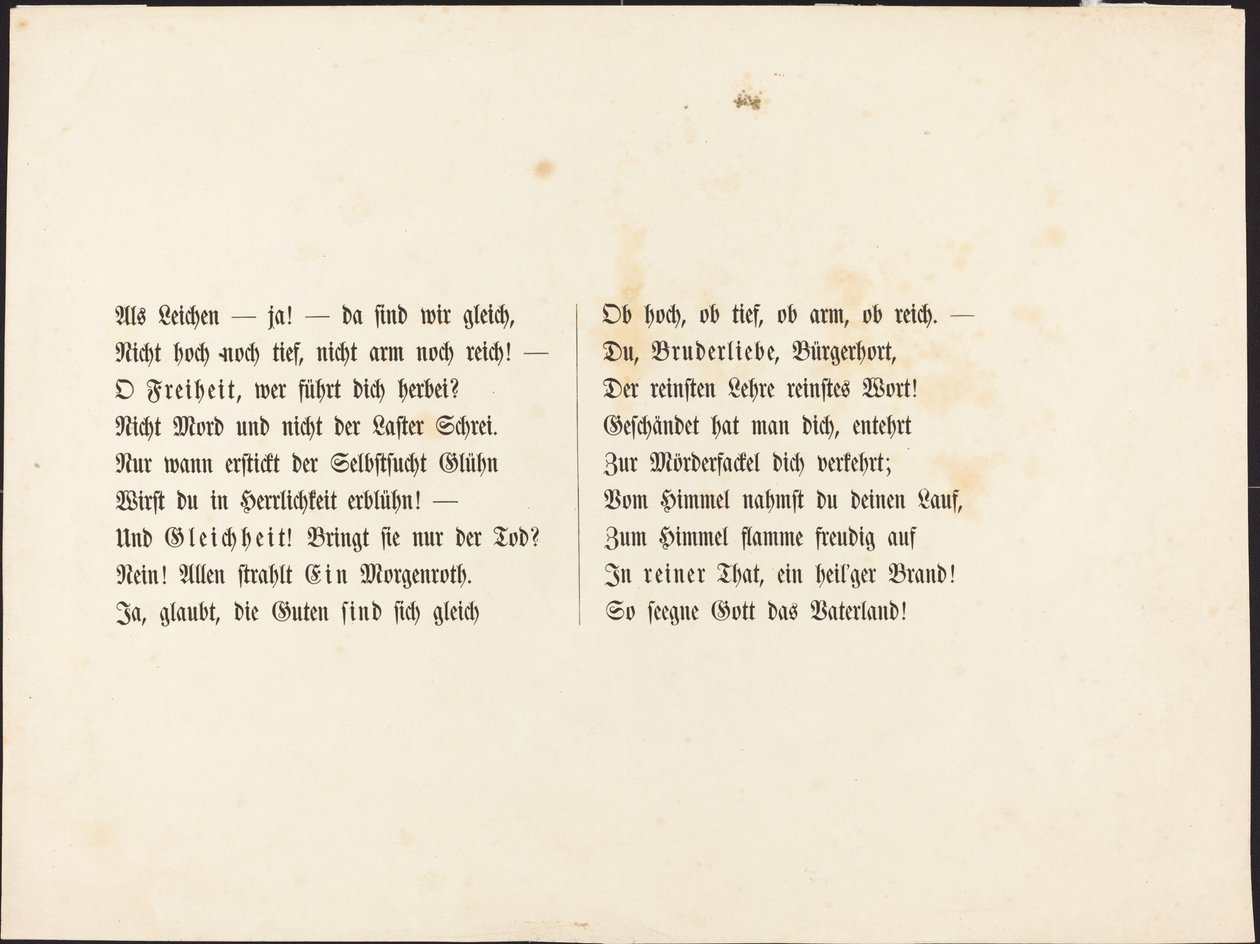 También una danza macabra: Página de texto de Alfred Rethel