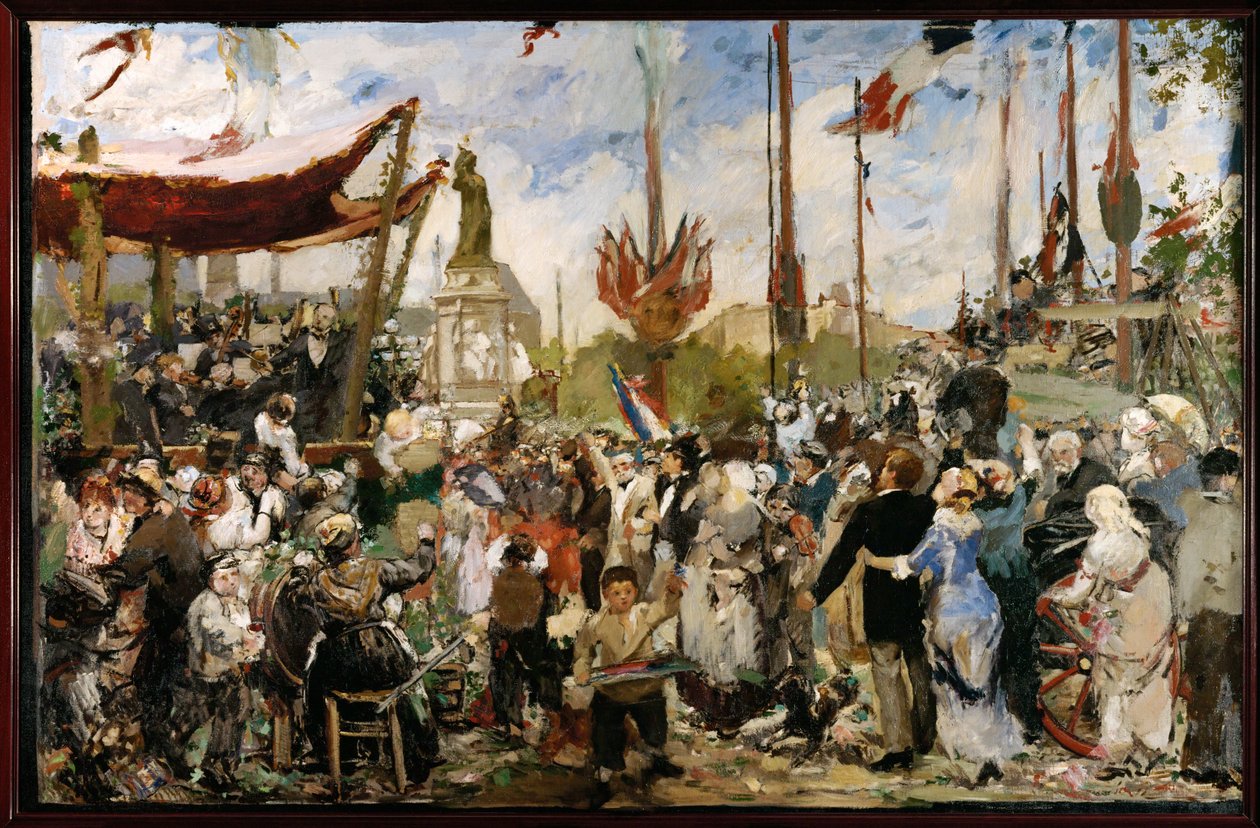 El 14 de julio de 1880 (boceto al óleo) de Alfred Roll