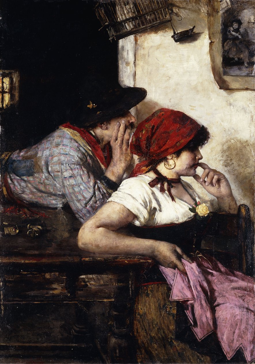 La Pareja Gitana de Alfred Roll