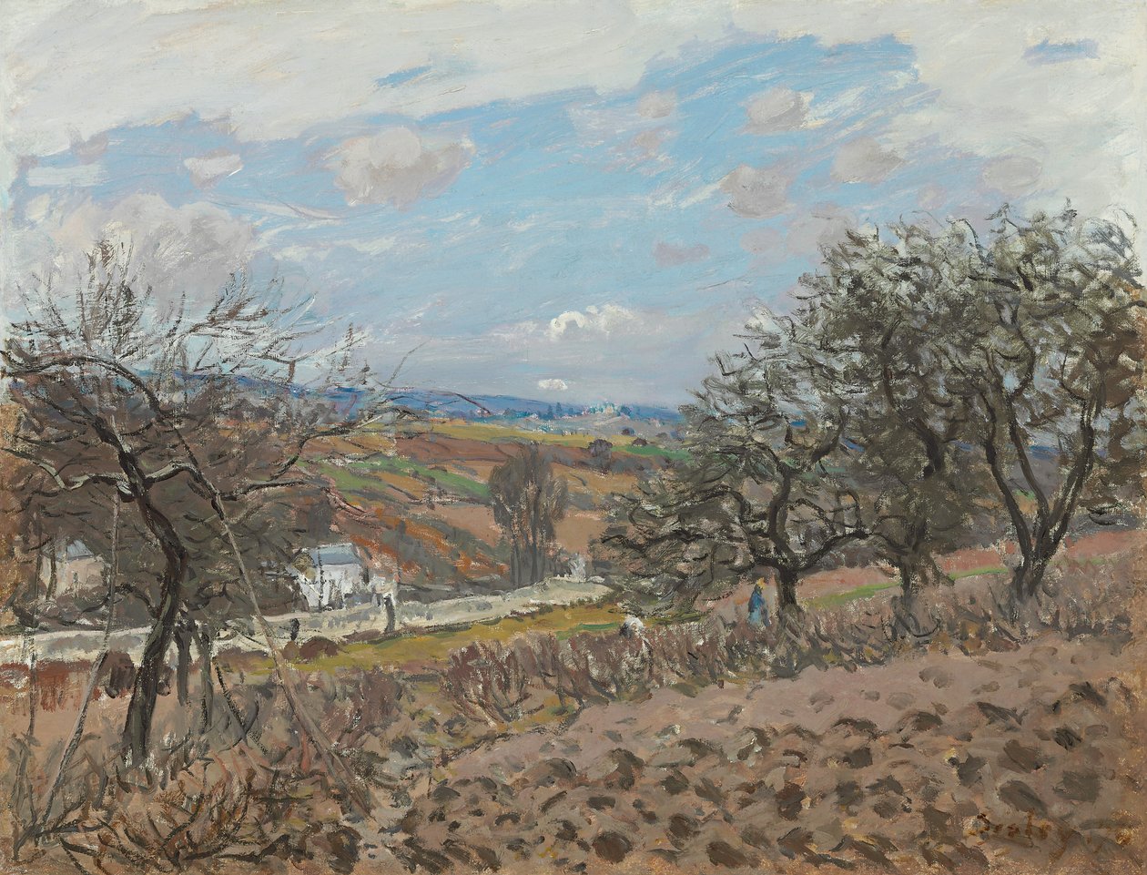 Bougival, 1876 de Alfred Sisley