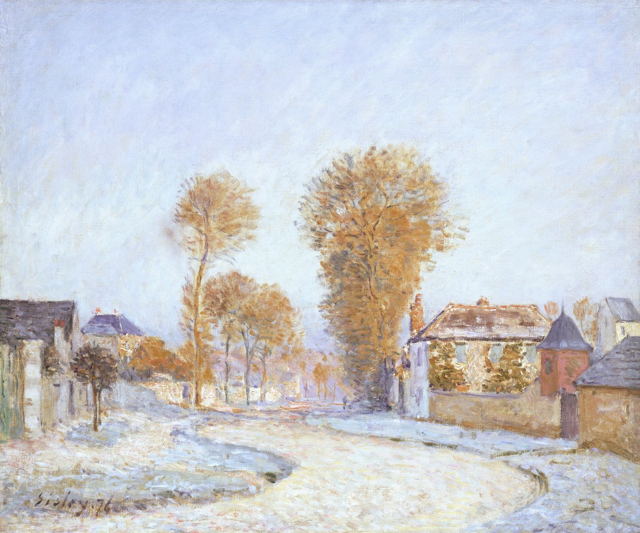 Primera Helada de Alfred Sisley