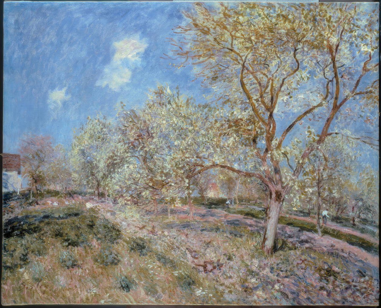Primavera en Veneux de Alfred Sisley