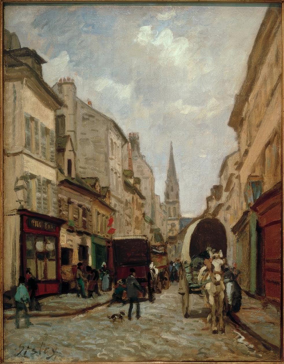 La Gran Calle, Argenteuil de Alfred Sisley