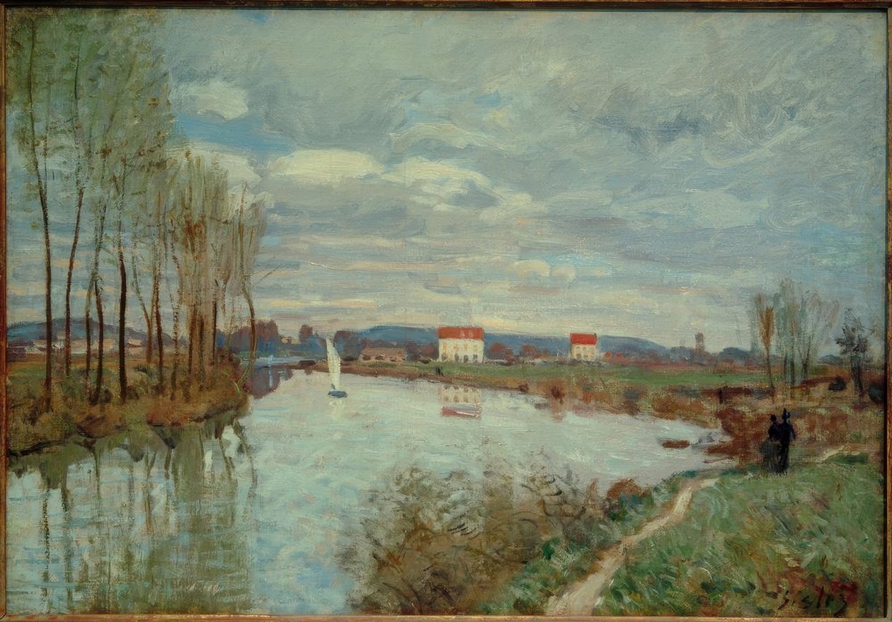 El Sena en Argenteuil de Alfred Sisley