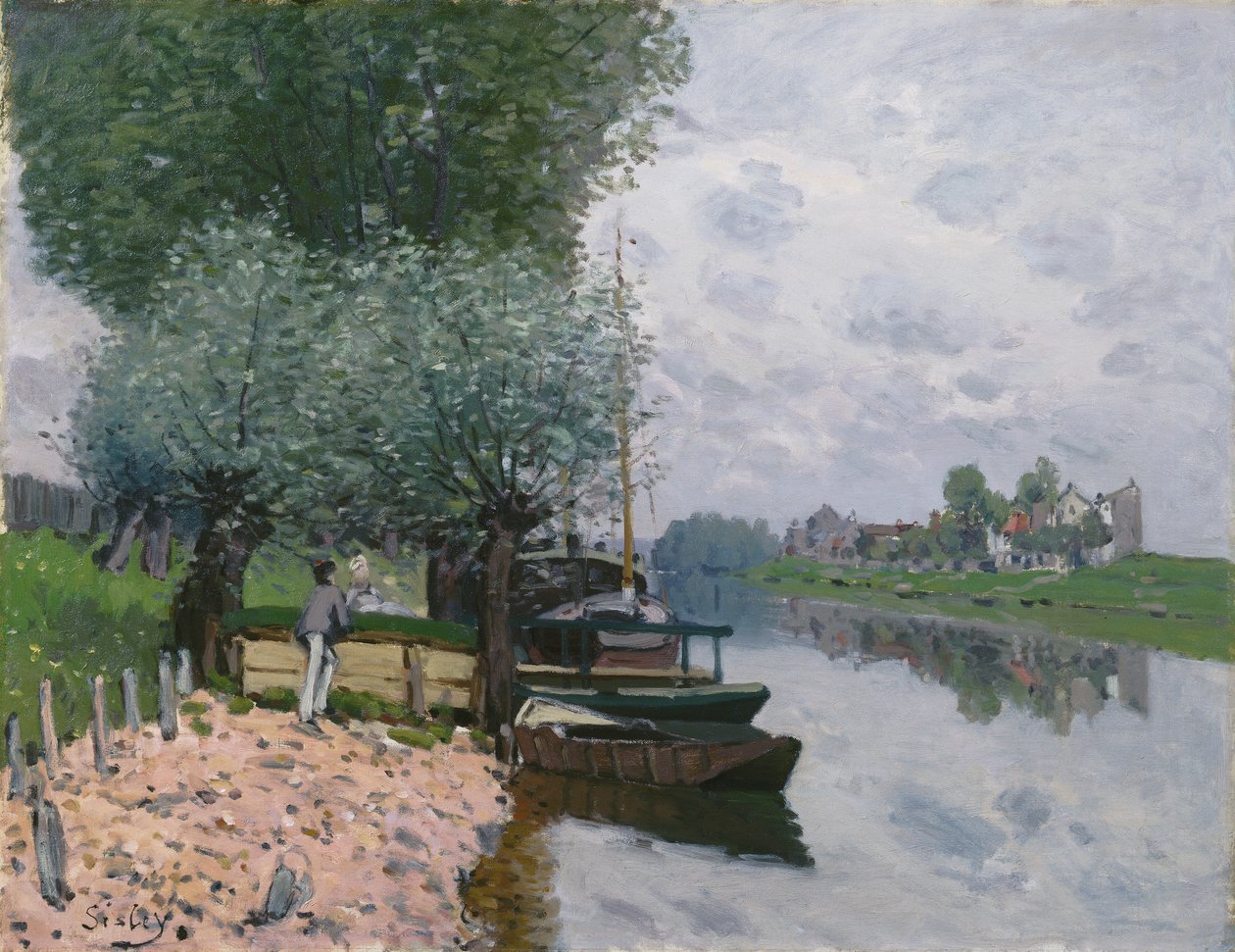 La suya ? Bougival (El Sena en Bougival) de Alfred Sisley