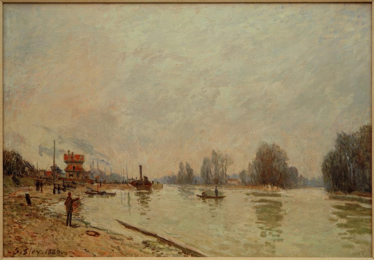 El Sena en Suresnes de Alfred Sisley