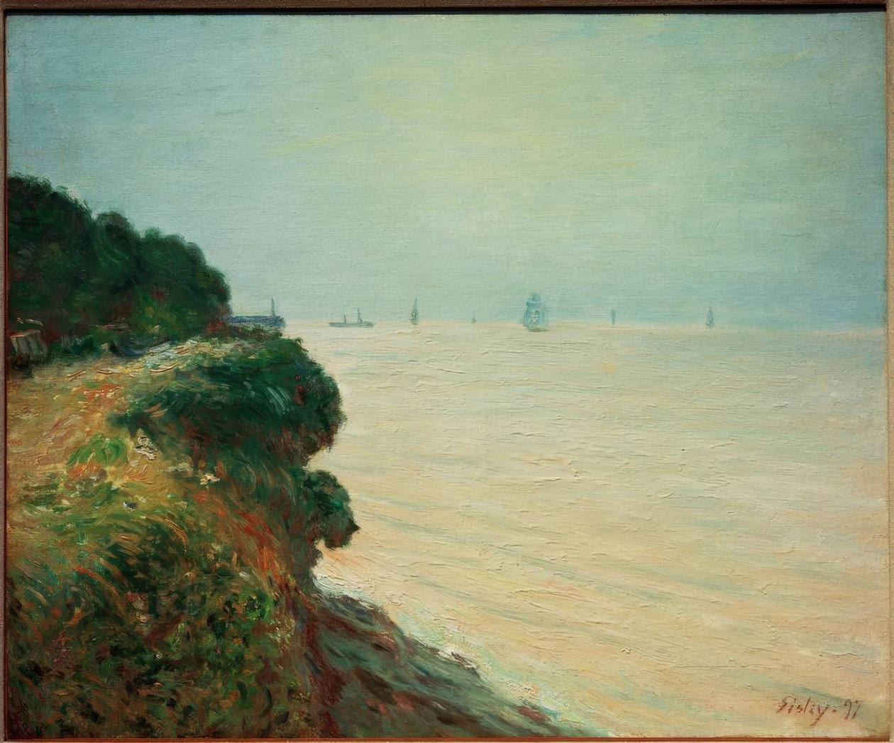 La bahía de Langland de Alfred Sisley
