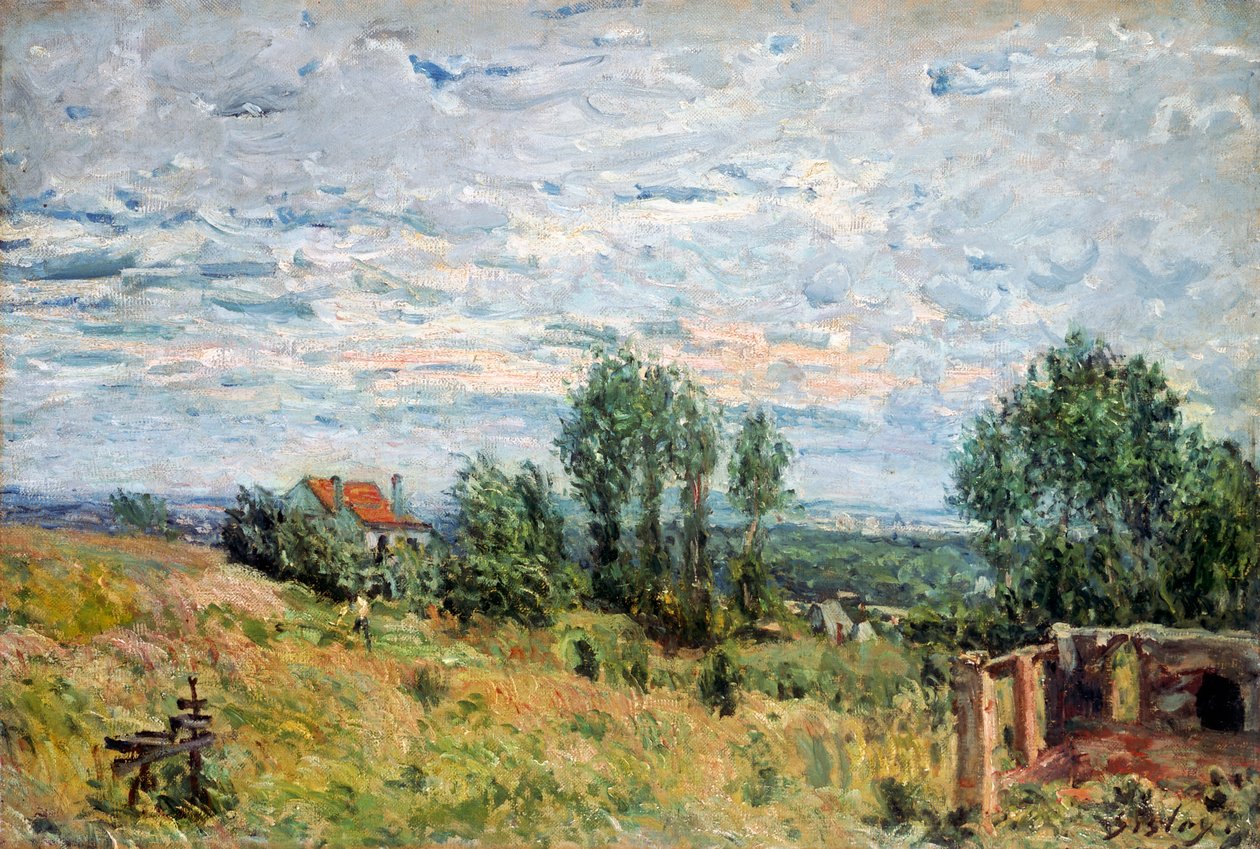 La briqueterie (Fábrica de ladrillos) de Alfred Sisley