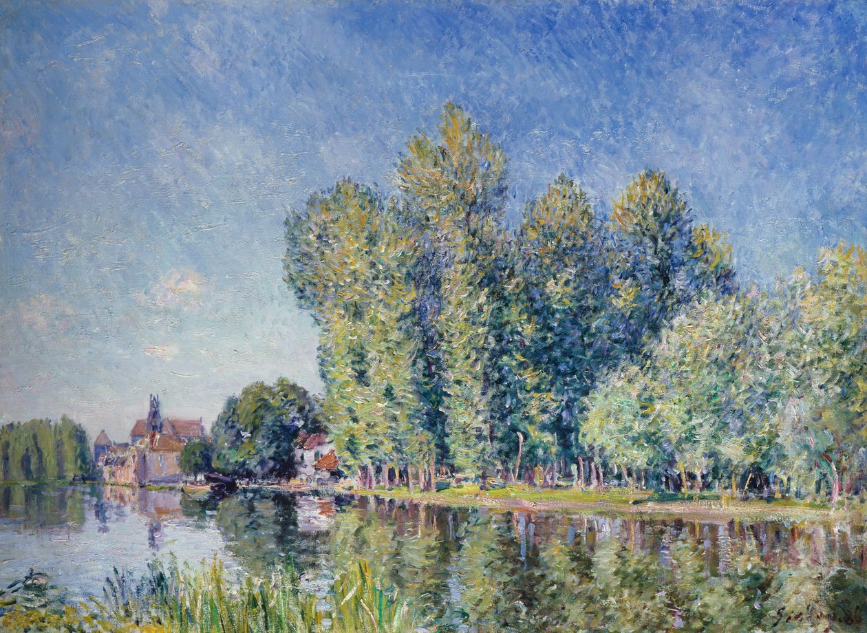Loing en Moret de Alfred Sisley