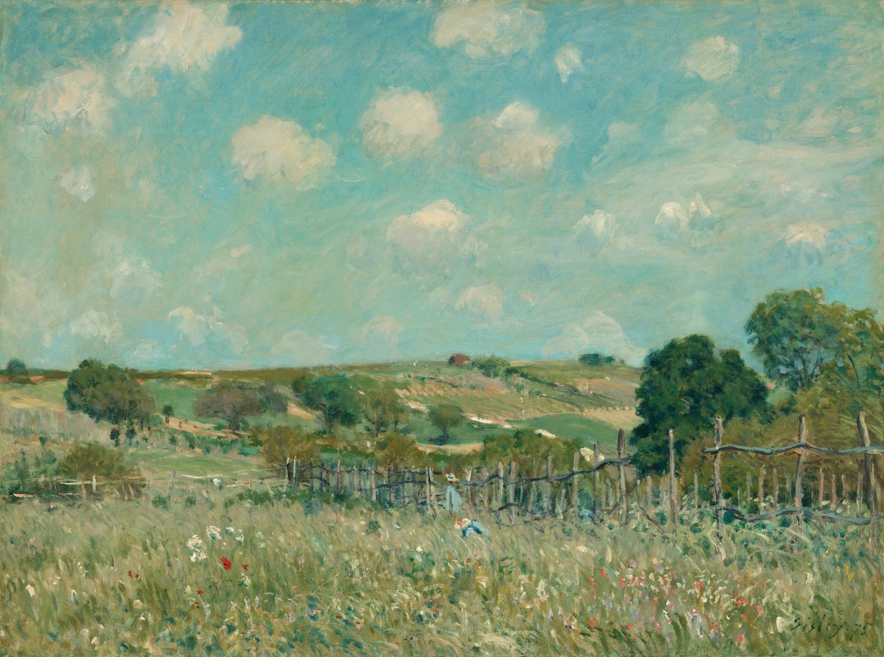 Pradera de Alfred Sisley