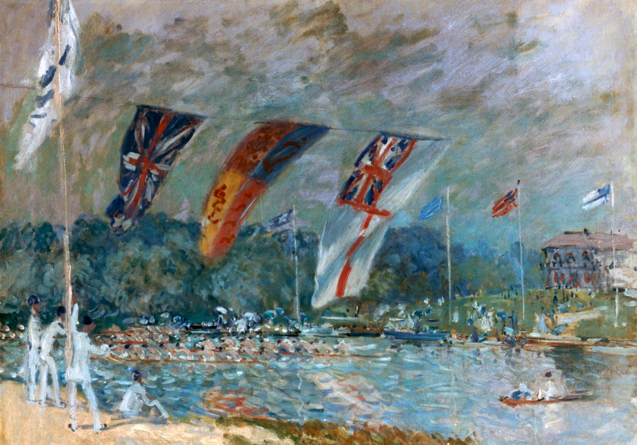 Regata en Molesey, 1874 de Alfred Sisley